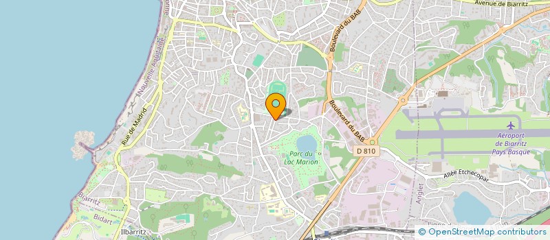 localisation de l'entreprise MADAME PASCALE BEGA à BIARRITZ