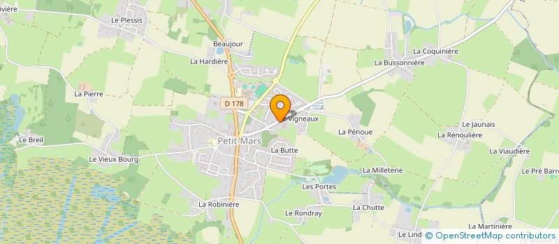 localisation de l'entreprise MADAME PASCALE BELLIARD  PETIT-MARS