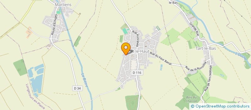 localisation de l'entreprise MADAME PASCALE BENOIST  TART