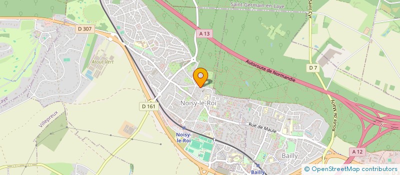 localisation de l'entreprise MADAME PASCALE BERGERET à NOISY-LE-ROI