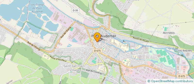 localisation de l'entreprise MADAME PASCALE BERGERET-BELLOCQ  PONT-AUDEMER