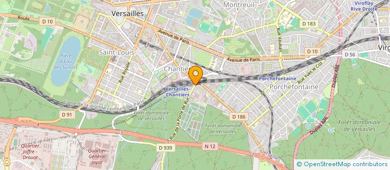 localisation de l'entreprise MADAME PASCALE BERNIER à VERSAILLES