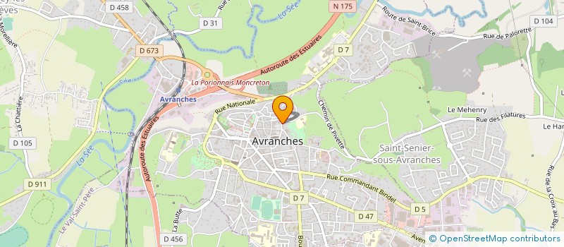 localisation de l'entreprise MADAME PASCALE BERTHELOT  AVRANCHES