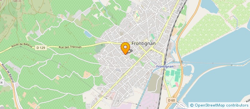 localisation de l'entreprise MADAME PASCALE BERTHOME à FRONTIGNAN