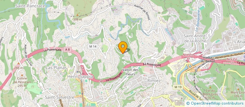 localisation de l'entreprise MADAME PASCALE BERTHOU  NICE