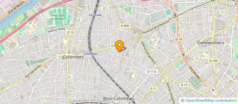 localisation de l'entreprise MADAME PASCALE BERTIN à COLOMBES