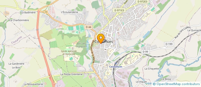 localisation de l'entreprise MADAME PASCALE BERTON  COUTANCES