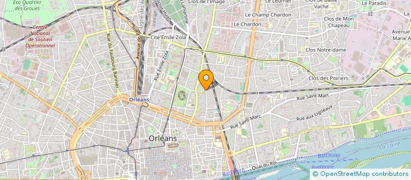 localisation de l'entreprise MADAME PASCALE BERTON à ORLEANS