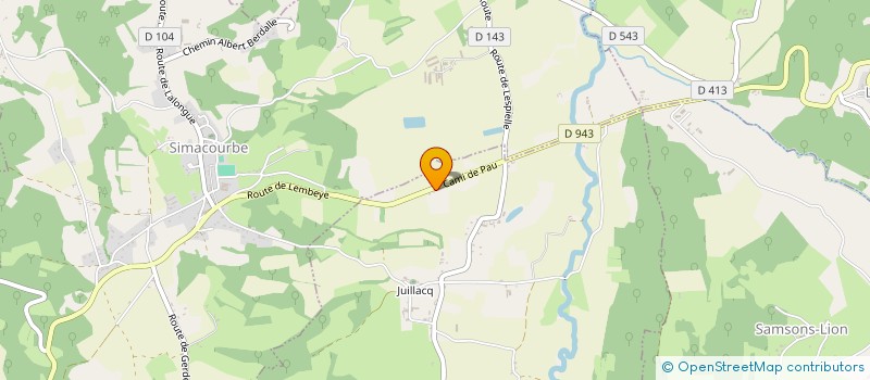 localisation de l'entreprise MADAME PASCALE BERTON  MASPIE-LALONQUERE-JUILLACQ