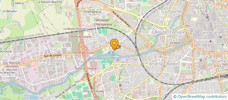 localisation de l'entreprise MADAME PASCALE BEYER  RENNES