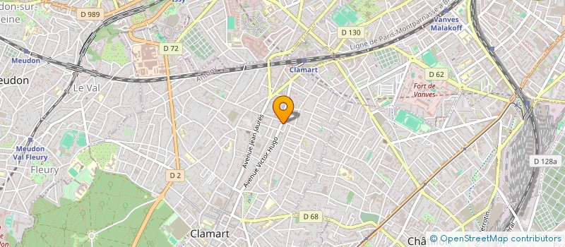 localisation de l'entreprise MADAME PASCALE BIKELE OTABELA à CLAMART