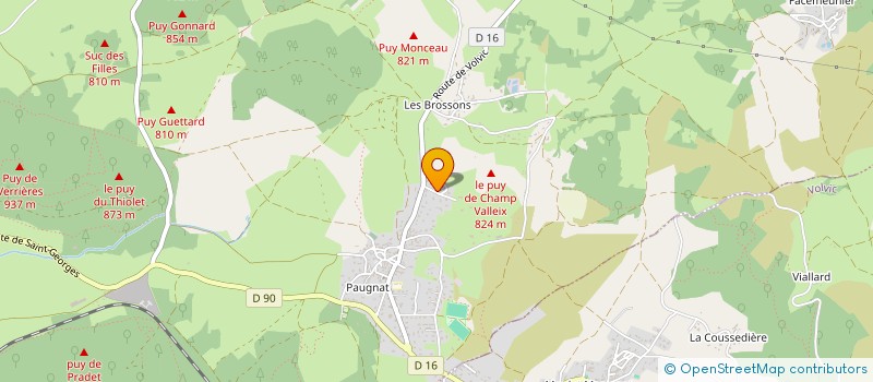 localisation de l'entreprise MADAME PASCALE BILLON  CHARBONNIERES-LES-VARENNES