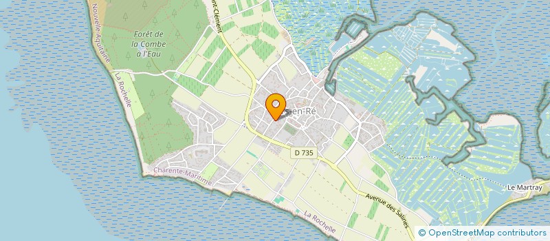 localisation de l'entreprise MADAME PASCALE BISSERET  ARS-EN-RE