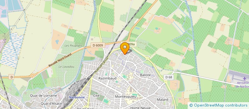 localisation de l'entreprise MADAME PASCALE BLACHERE  NARBONNE