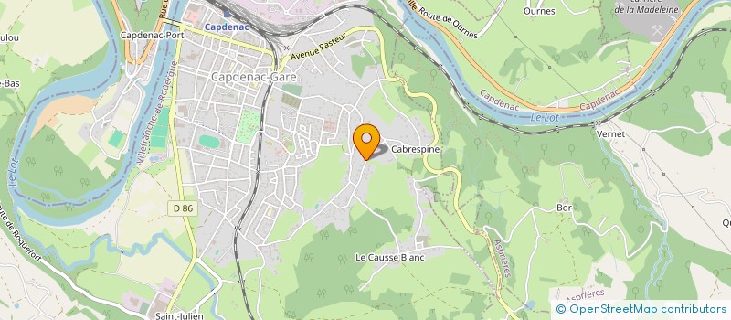 localisation de l'entreprise MADAME PASCALE BLANES  SONNAC