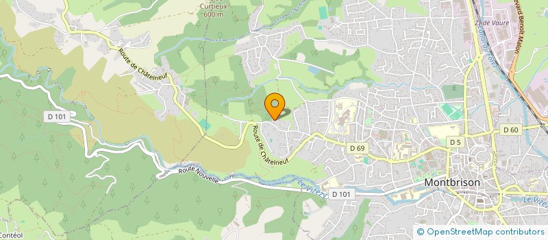 localisation de l'entreprise MADAME PASCALE BOCHU  MONTBRISON