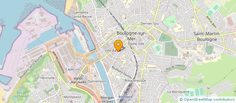 localisation de l'entreprise MADAME PASCALE BODART à BOULOGNE-SUR-MER