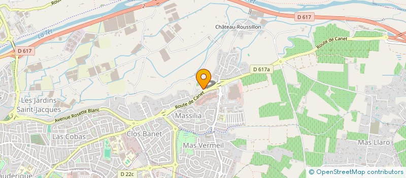 localisation de l'entreprise MADAME PASCALE BODINAUD  PERPIGNAN