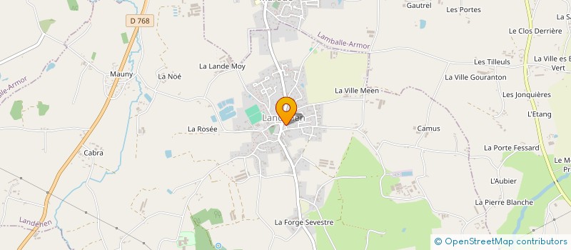 localisation de l'entreprise MADAME PASCALE BOILET à LANDEHEN