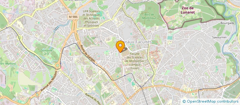 localisation de l'entreprise MADAME PASCALE BOMONT à MONTPELLIER