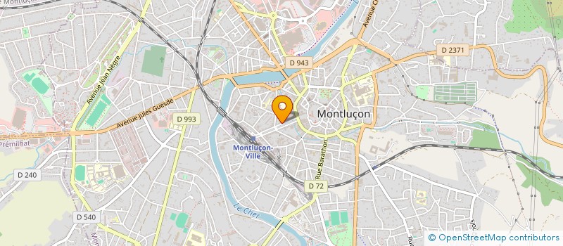 localisation de l'entreprise MADAME PASCALE BONNEFONT à MONTLUCON
