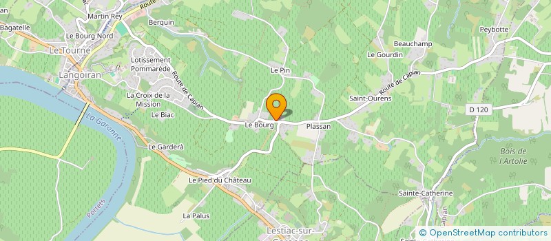 localisation de l'entreprise MADAME PASCALE BORDENAVE  LANGOIRAN