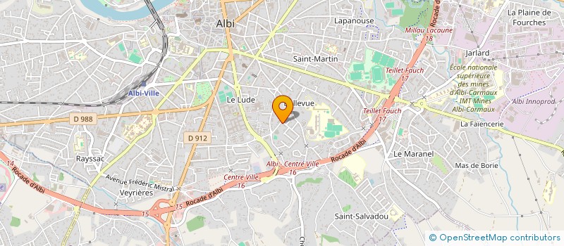 localisation de l'entreprise MADAME PASCALE BORIES à ALBI