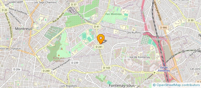 localisation de l'entreprise MADAME PASCALE BORRELL à FONTENAY-SOUS-BOIS