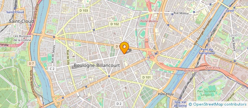 localisation de l'entreprise MADAME PASCALE BOU JAOUDE à BOULOGNE-BILLANCOURT