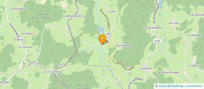 localisation de l'entreprise MADAME PASCALE BOUCAUD à SAINT-IGNY-DE-VERS