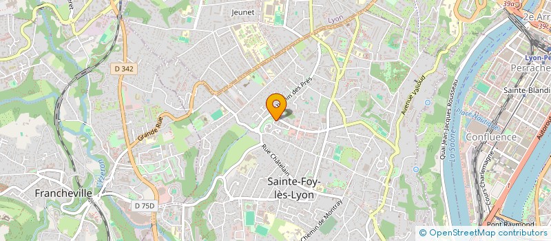 localisation de l'entreprise MADAME PASCALE BOUCHER à SAINTE-FOY-LES-LYON