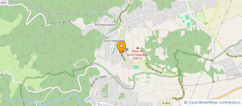 localisation de l'entreprise MADAME PASCALE BOUCHON  CHATEL-GUYON