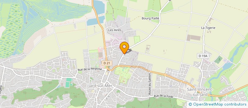 localisation de l'entreprise MADAME PASCALE BOUHIER  JARD-SUR-MER