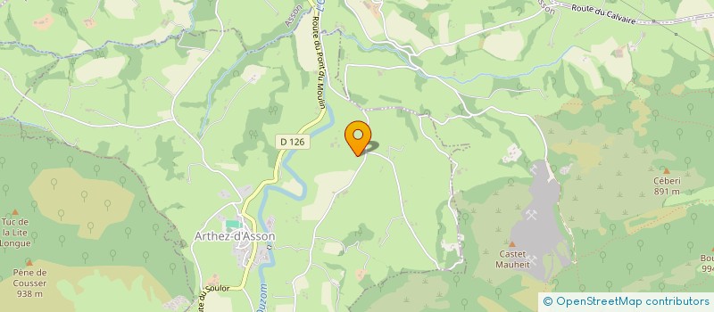 localisation de l'entreprise MADAME PASCALE BOURDETTE à ARTHEZ D'ASSON