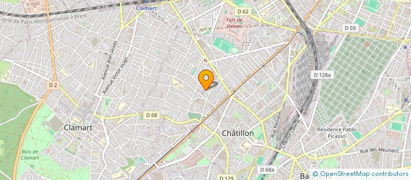 localisation de l'entreprise MADAME PASCALE BOURDIN à CHATILLON