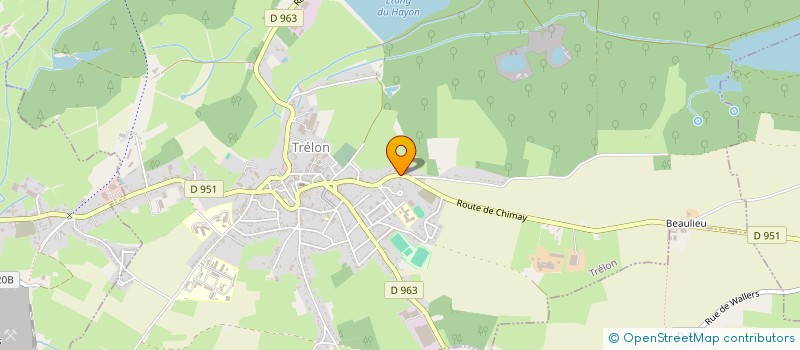 localisation de l'entreprise MADAME PASCALE BOURSEAU-MICHAUX  TRELON