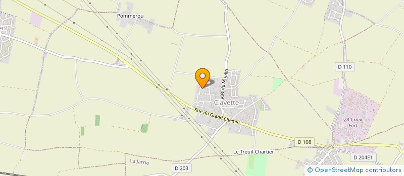 localisation de l'entreprise MADAME PASCALE BOUSSADI  CLAVETTE