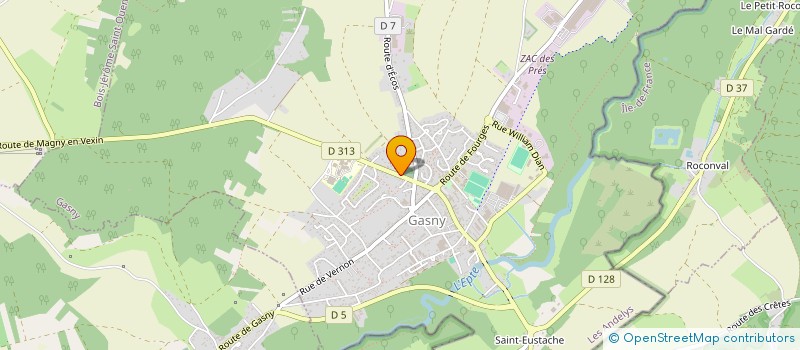 localisation de l'entreprise MADAME PASCALE BOUTIGNON  GASNY