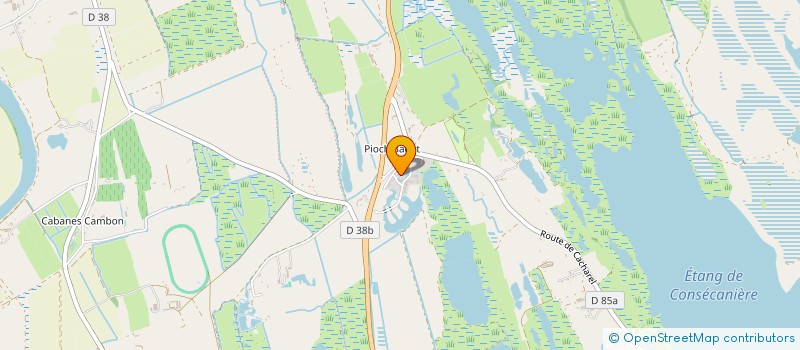 localisation de l'entreprise MADAME PASCALE BOUVIER  SAINTES-MARIES-DE-LA-MER