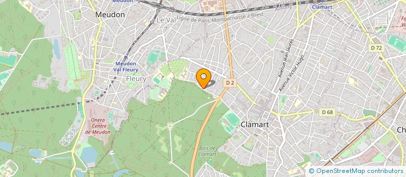 localisation de l'entreprise MADAME PASCALE BOUYEURE à CLAMART