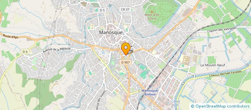 localisation de l'entreprise MADAME PASCALE BRENIER à MANOSQUE
