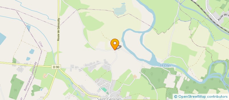 localisation de l'entreprise MADAME PASCALE BREUZARD à SAINT-GEORGES-SUR-LA-PREE