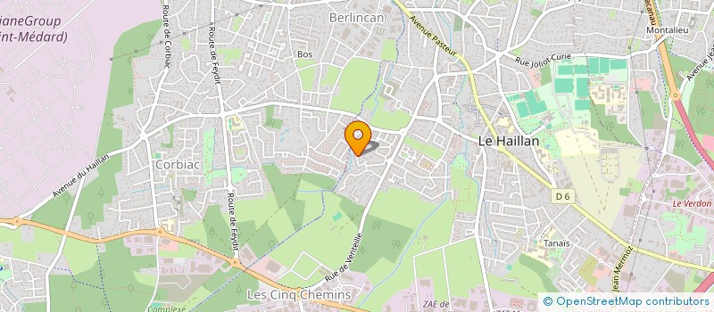 localisation de l'entreprise MADAME PASCALE BRIEND à LE HAILLAN