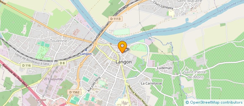 localisation de l'entreprise MADAME PASCALE BRIOLAIS à LANGON