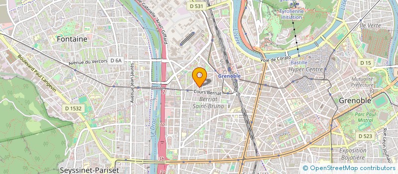 localisation de l'entreprise MADAME PASCALE BROSSE à GRENOBLE