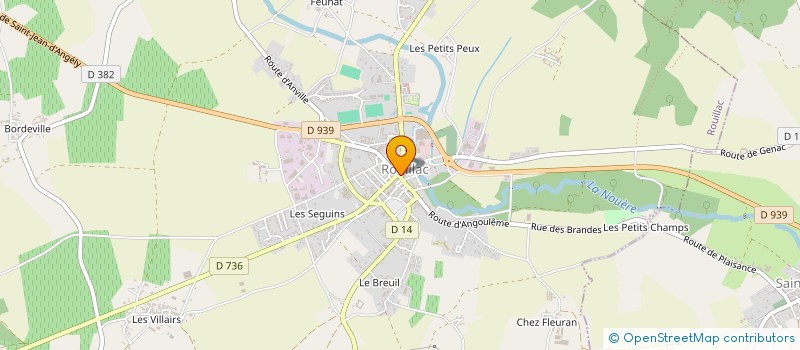 localisation de l'entreprise MADAME PASCALE BRUTUS à ROUILLAC