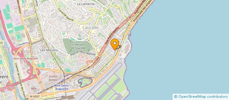 localisation de l'entreprise MADAME PASCALE BUEIL à NICE