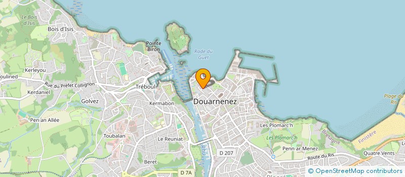 localisation de l'entreprise MADAME PASCALE BUREL  DOUARNENEZ