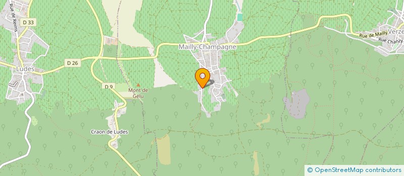 localisation de l'entreprise MADAME PASCALE BUTIN  MAILLY-CHAMPAGNE