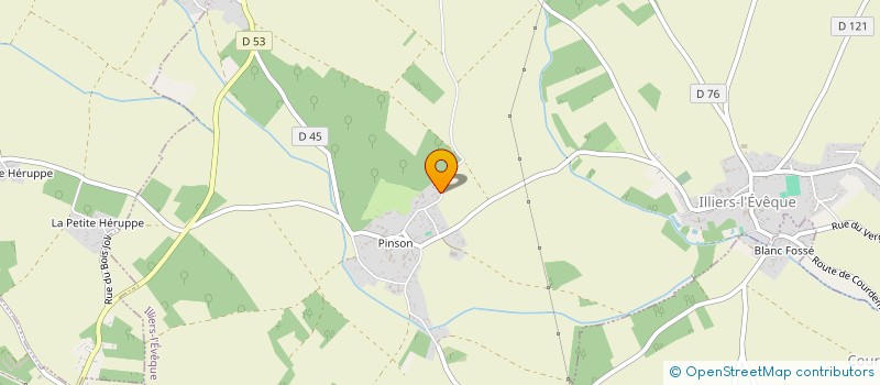 localisation de l'entreprise MADAME PASCALE CADIEU  ILLIERS-L'EVEQUE